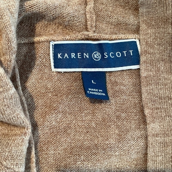 KAREN Scott cardigan size Large - Picture 4 of 5